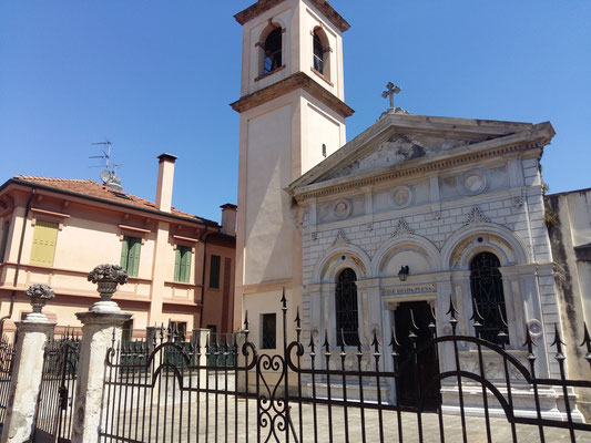 La facciata della Chiesa del Cristo a Rovigo