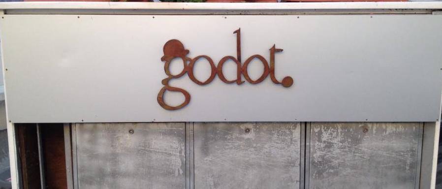 Il logo stilizzato della gelateria Godot di Rovigo