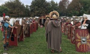 Legio I Italica all'apertura della manifestazione della Centuriazione Romana