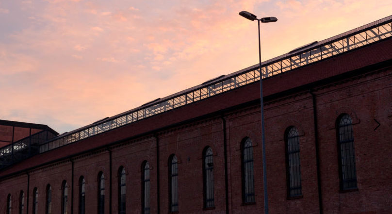 L'esterno della Fabbrica dello Zucchero