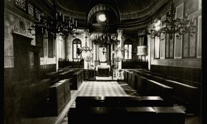 Una foto della sinagoga del Ghetto di Rovigo