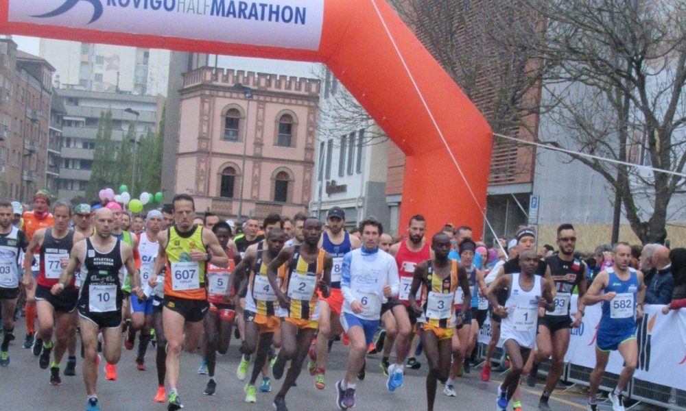 La partenza della quinta Rovigo Half Marathon