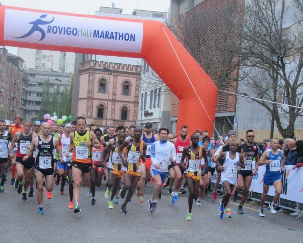 La partenza della quinta Rovigo Half Marathon