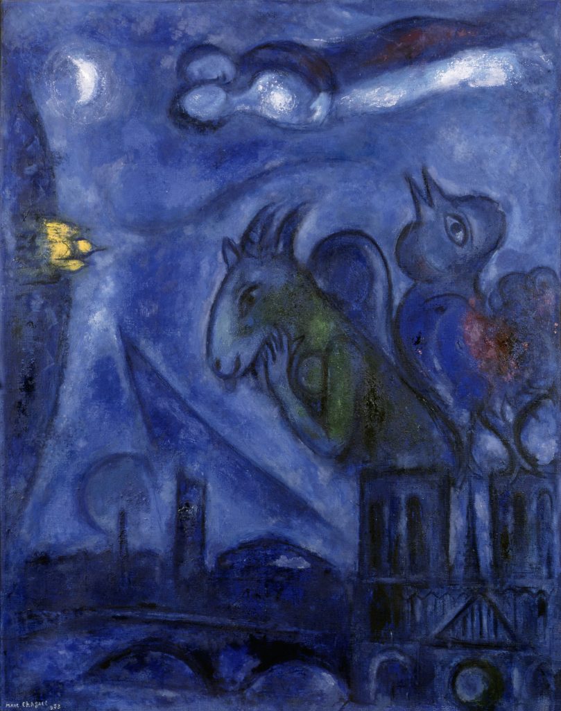  5fa3c8e279f10 5fa3c8e279f12marc Chagall, Il Mostro Di Notre Dame, 1953, Parigi, Collezione Privata © Chagall ®by Siae 2020.jpg