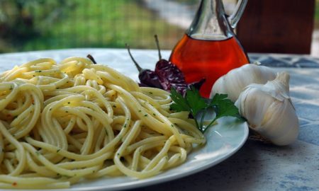 Spaghetti con la colatura di alici