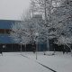 UNISAOrienta - L'università coperta di neve durante il periodo natalizio