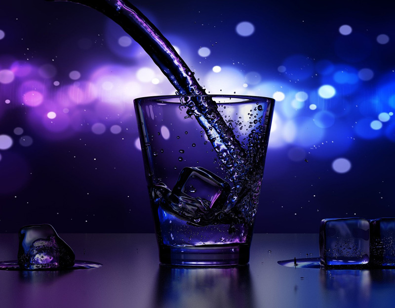 Spirits - Un cocktail in un bar con le luci soffuse