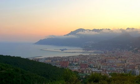 Mare e tramonto a Salerno