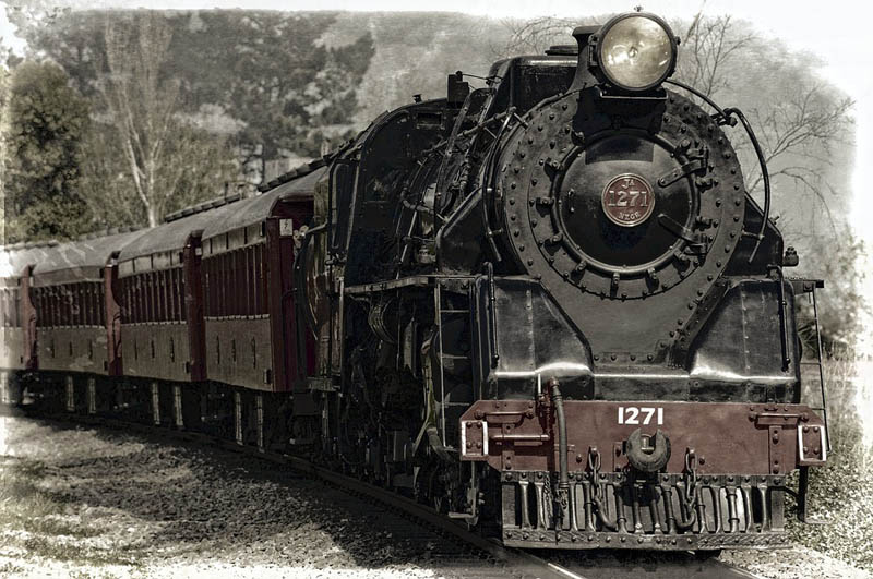 Linea Sicignano Lagonegro - Una vecchia locomotiva