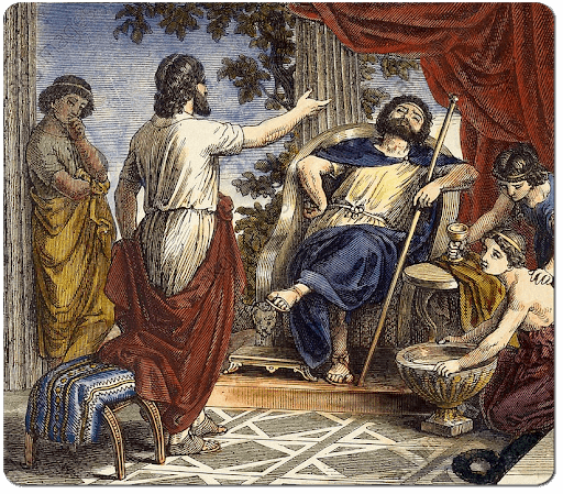 Dionisio il Giovane nei confronti di Damone e Finzia