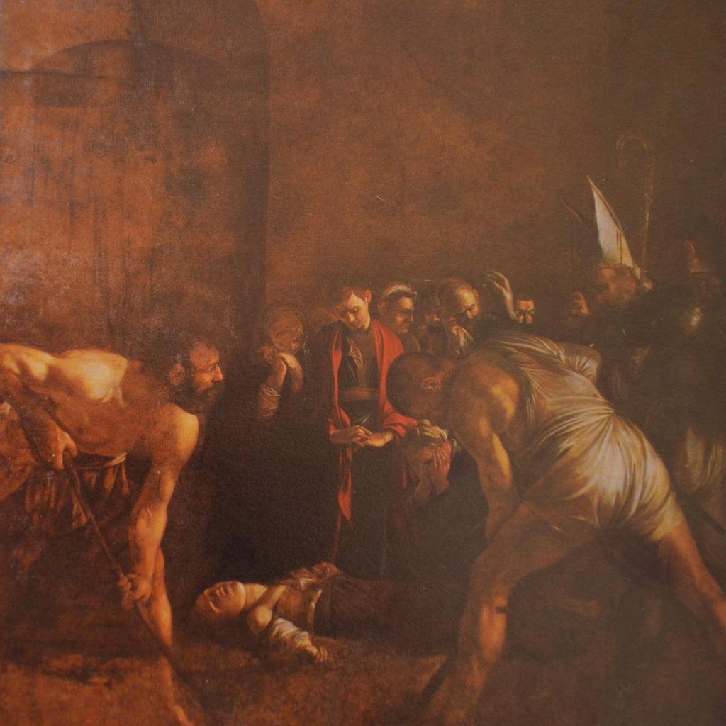Caravaggio. Seppellimento di santa Lucia (dal testo Caravaggio in Sicilia, Sellerio ed.1985)