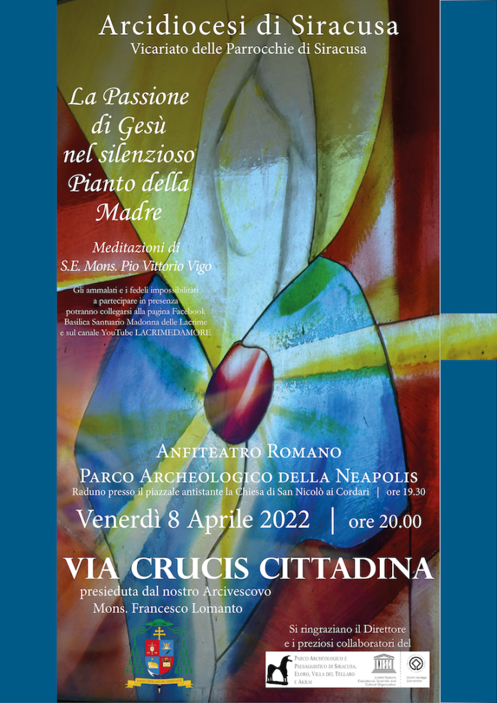 Locandina Via Crucis Cittadina 2022