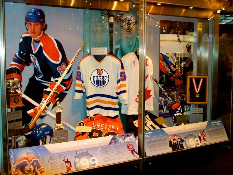 Hockey Hall Of Fame Di Toronto - una sala interna del museo