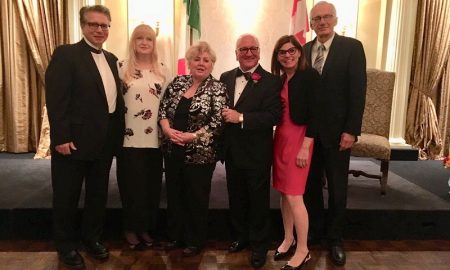 Cittadino Italo Canadese Dell'Anno durante Consegna Premio