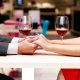 San Valentino a Toronto - una coppia a cena mano nella mano