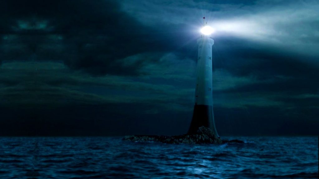 Gibraltar Point Lighthouse - un faro di notte