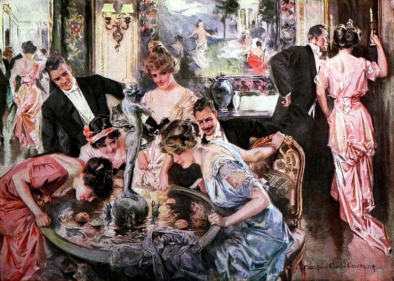 Il dipinto di Howard Chandler Christy - Halloween