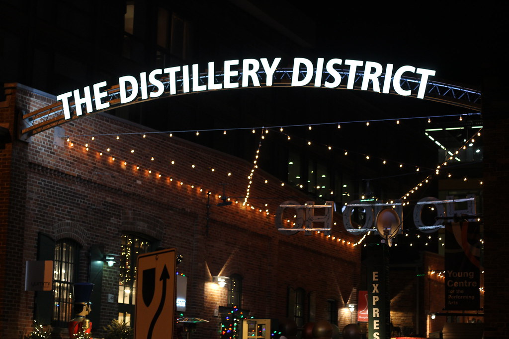 Distillery District, where Toronto Christmas Market took place