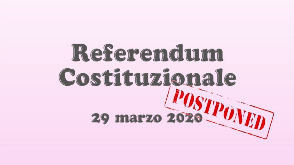 referendum Postponed