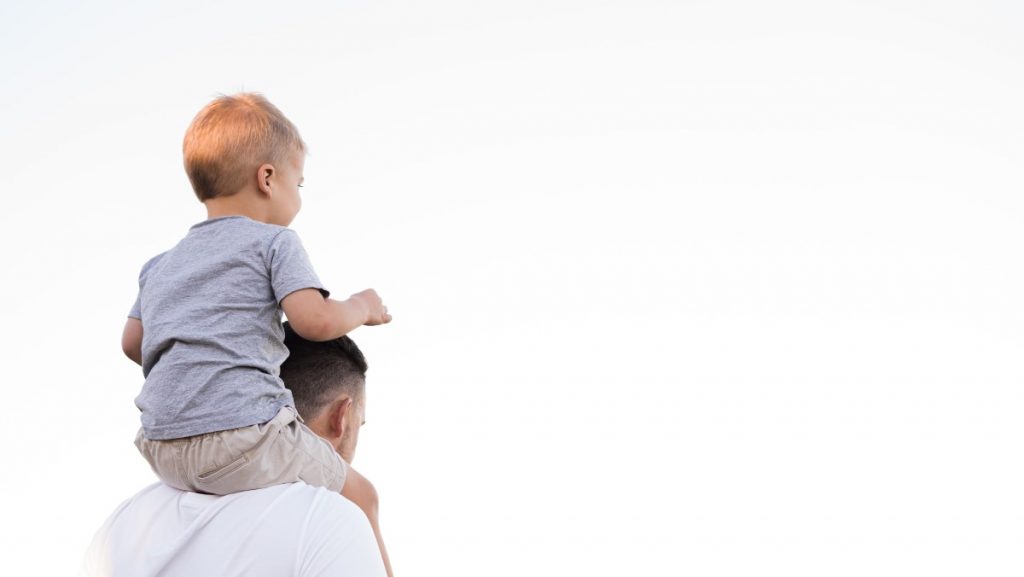 festa del papà: padre e figlio
