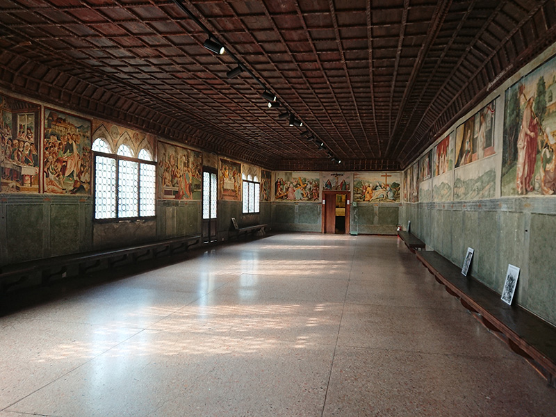Sala Dei Battuti_sala storica di Conegliano affrescata