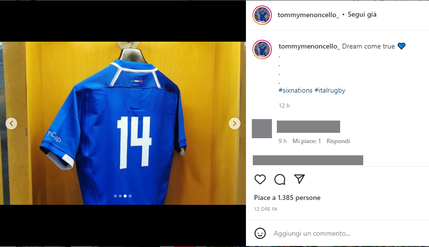 Tommaso Menoncello Instagram