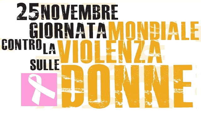 25 novembre: Giornata mondiale contro la violenza sulle donne