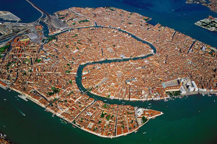 vedere Venezia dall'alto