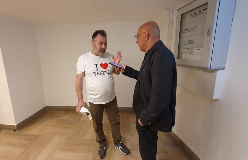 Maurizio Milani durante l'intervista