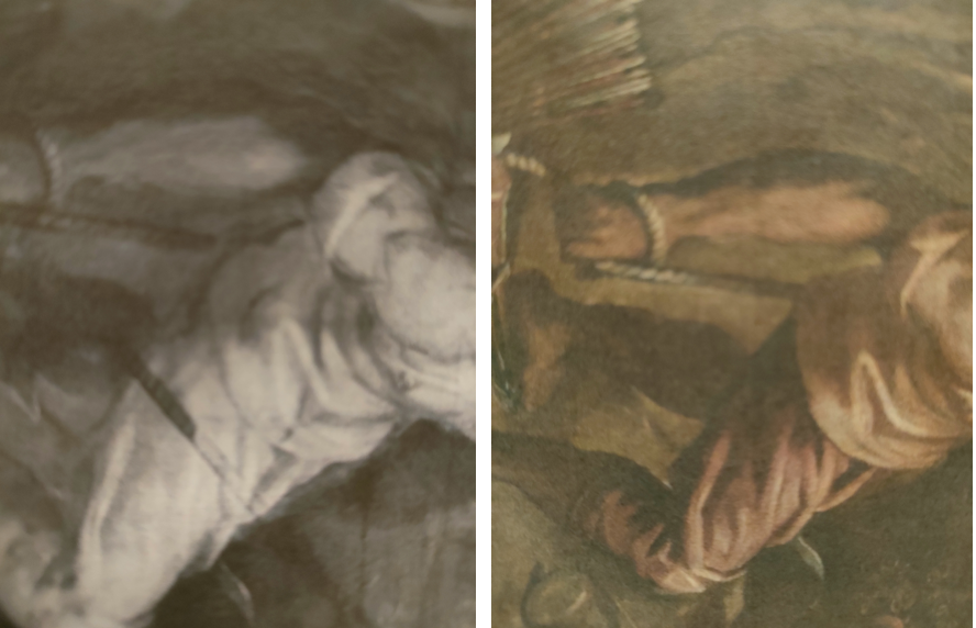 Particolare Crocifissione Tintoretto