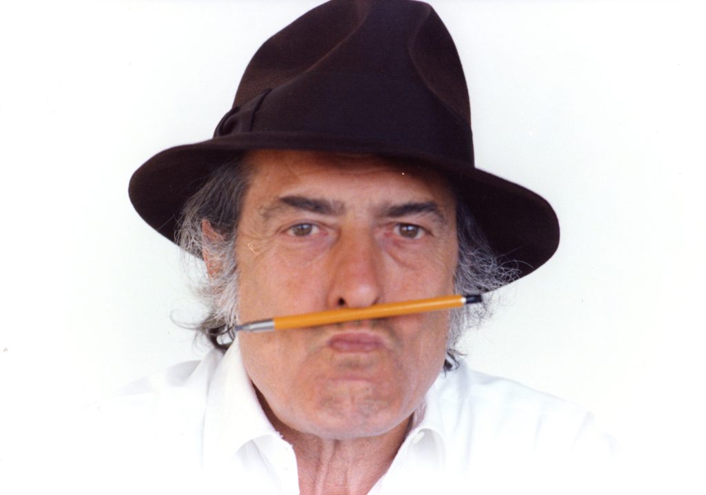 1. Armando Testa Ritratto Con Matita. Photo Gemma De Angelis Testa