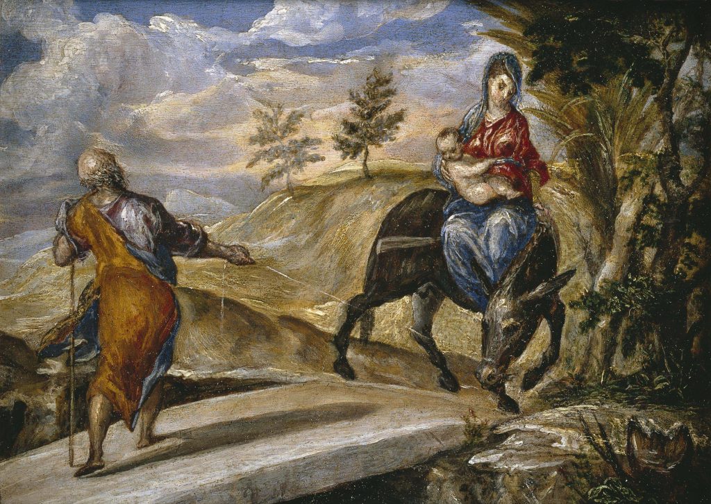 3.fuga In Egitto El Greco