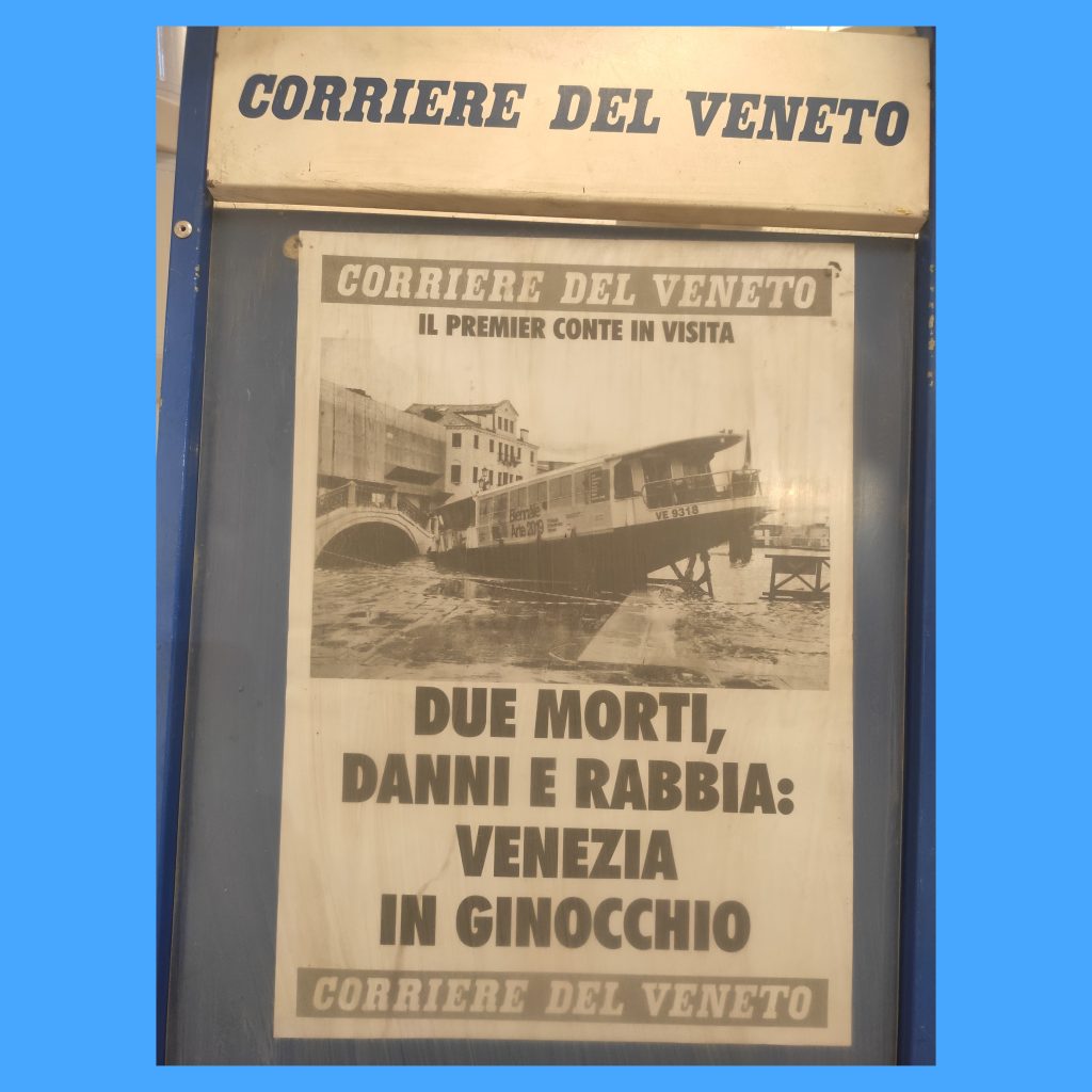 Locandina del Corriere del Veneto