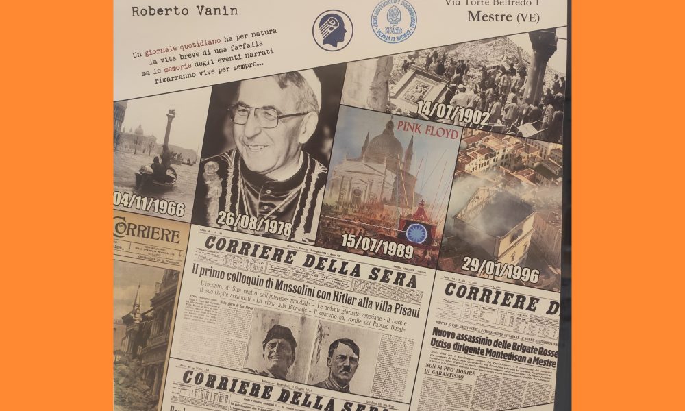 La locandina della mostra di Roberto Vanin