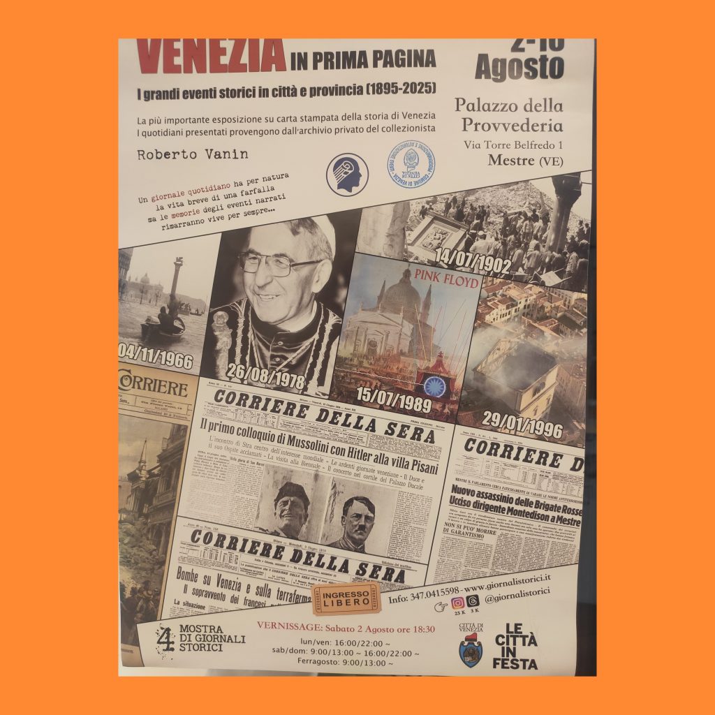 La locandina della mostra di Roberto Vanin