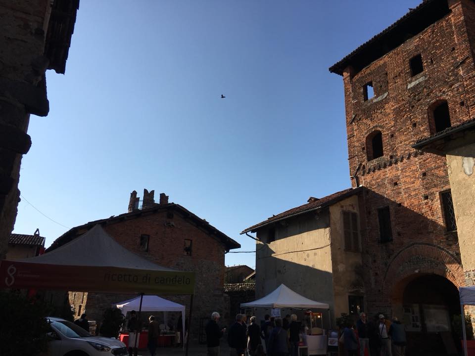 il centro del borgo di Ricetto Di Candelo
