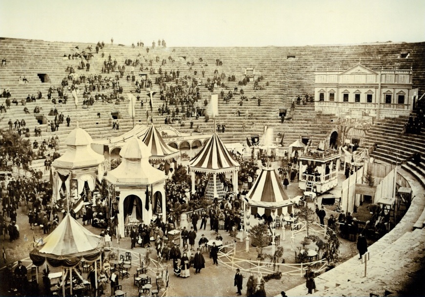 Wine Fair In Verona In 1876
