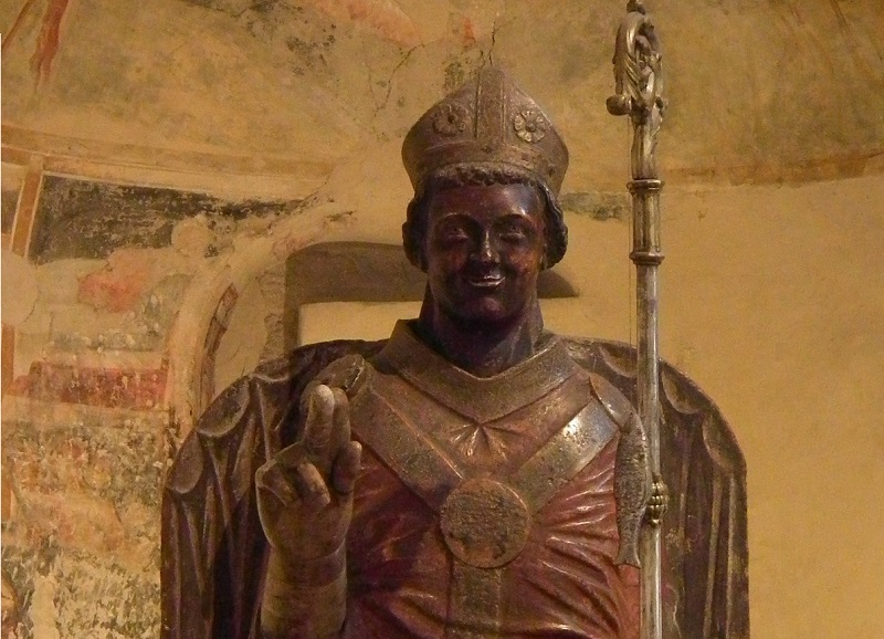 Statua di San Zeno Che Ride