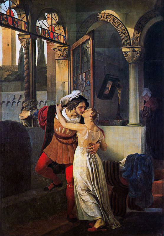 L'ultimo Bacio Di Romeo E Di Giulietta Di Francesco Hayez