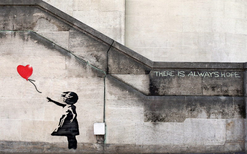 Banksy, Balloon Girl, Londra