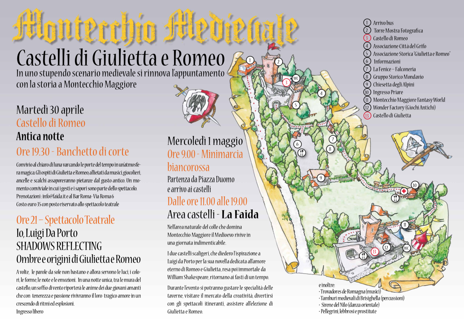 Montecchio Medievale Mappa