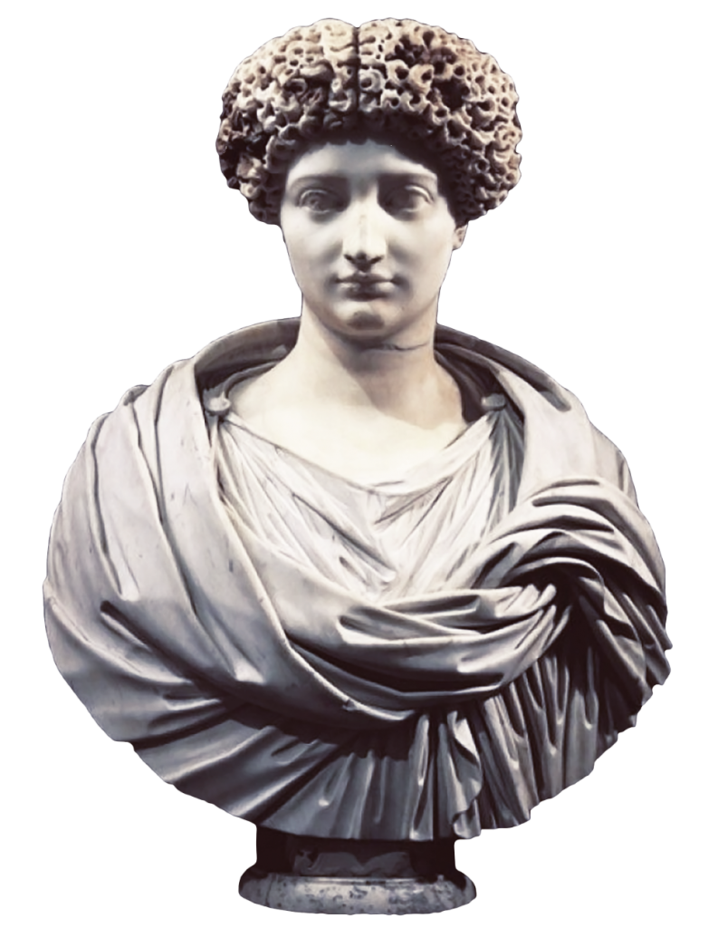 Museo di Santa Corona - Mezzo Busto di donna romana con parrucca