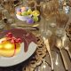 Pasqua a tavola in famiglia - Tavola Con Uovo dorato e con fiocco