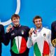 Italia bronzo nella 4x100 mista - la squadra dopo la vittoria