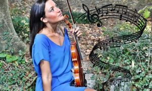 Lisa Agnelli - la violinista nel verde