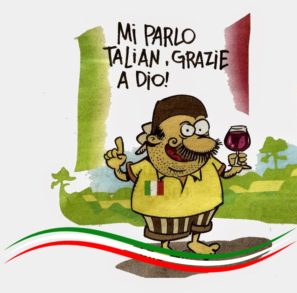 Dialetto Veneto in Brasile - Lingua Talian cartoon