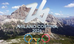 Milano-Cortina 2026 - Cortina con il logo