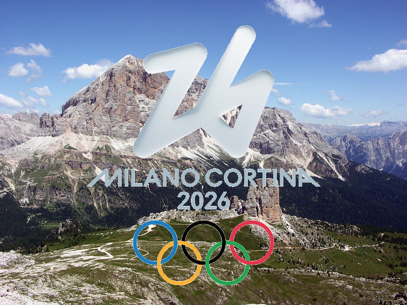 Milano-Cortina 2026 - Cortina con il logo